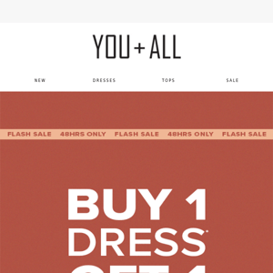 ⚠️ ATTN: BOGO Dress Sale!