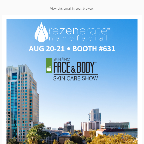 Let's Meet at the Face & Body Skincare Show