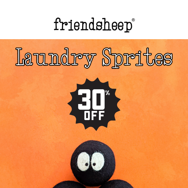 👀 HAPPY HALLOWEEN! 30% Off Laundry Sprites! 👀