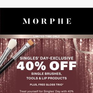40% off & free gift? Yes, for Singles’ Day.