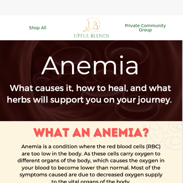 What is Anemia And How To Heal!