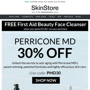 One day only! Perricone MD 30% OFF