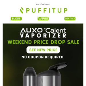 Auxo Calent Weekend Price Drop 🍃