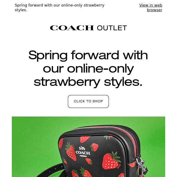 These Coach Outlet bestsellers just got a spring makeover — and