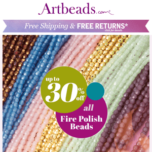🔥 Up to 30% Off Fire Polish Beads! Shop Now! 