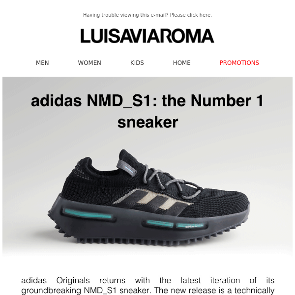 adidas Originals: NMD_S1 - Luisa Via Roma