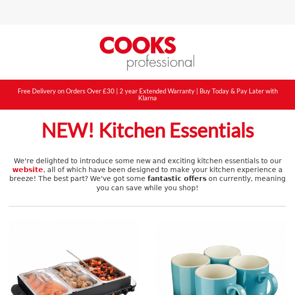 NEW! Kitchen Essentials at Cooks Professional 🍽