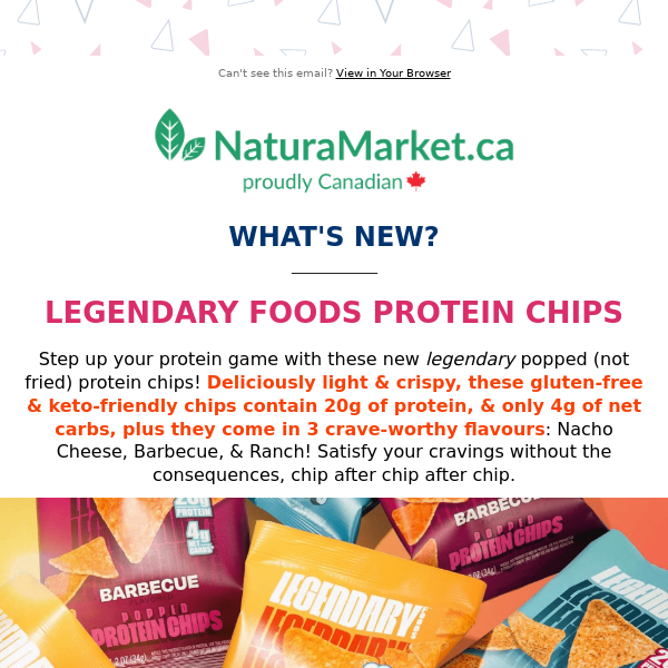 NEW 💪 High Protein Chips from Legendary Foods & Iwon Organics