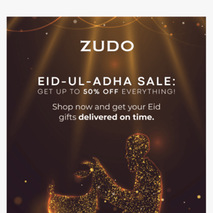 Eid-ul-Adha Sale. ❤️ Up to 50% OFF.