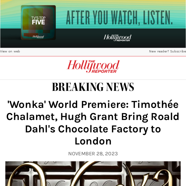 Wonka' World Premiere: Timothee Chalamet, Hugh Grant Among Stars – The  Hollywood Reporter