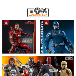 😍Exclusive Hot Toys releases🔥 Don't miss it❤️‍🔥