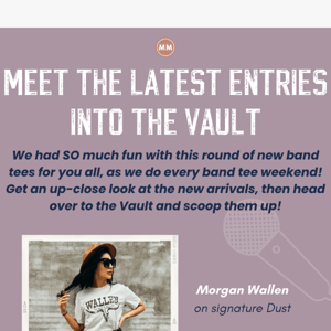 🤘 The Vault is OPEN - meet the new additions 🤘