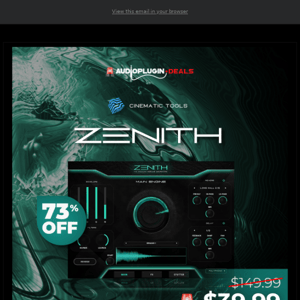 🥷🏻 Weekend Warrior Deal: 73% Off Zenith for Kontakt!