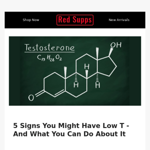 Low T? You're not alone.