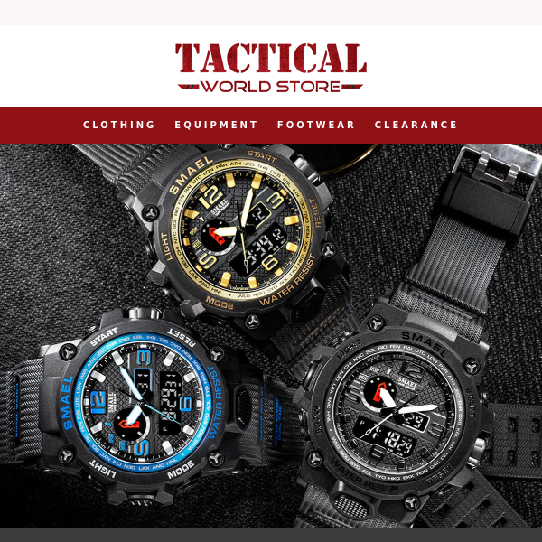 Durable + Stylish: Our Tactical Watches Are Here!