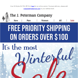 FREE Priority Shipping