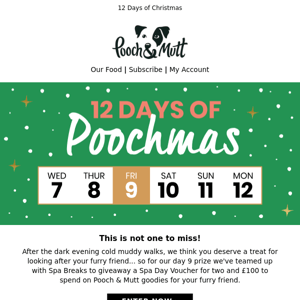 Win a Spa Break for day 9 🎄