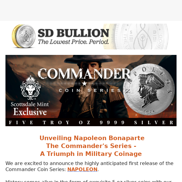 🎖️ SD EXCLUSIVE - New Scottsdale Mint Commander Series