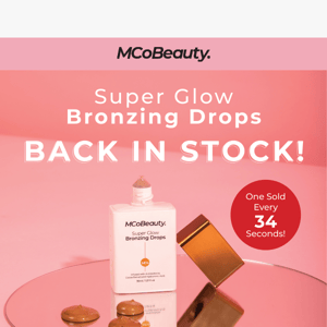 🏃 Super Glow Bronzing Drops Are Back!