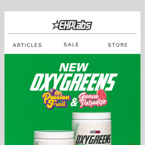 TWO NEW OxyGreens Flavors are HERE!