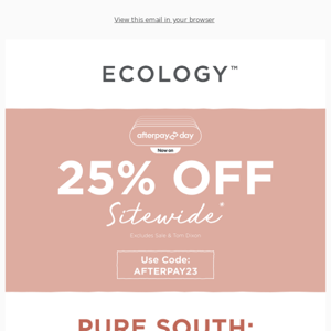 Sale EXTENDED | 25% Off Sitewide