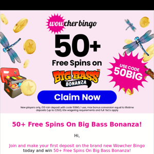 Claim your exclusive Wowcher Bingo offer today
