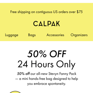 24 HOURS ONLY: 50% Off!