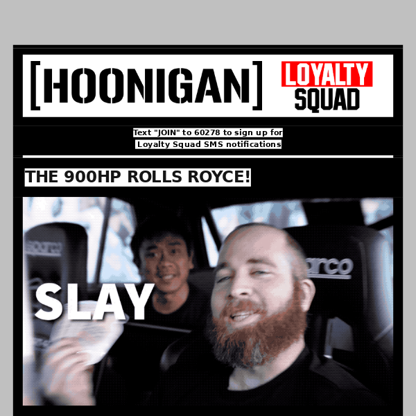 Hoonigan’s take on Luxury: Slay Poupon