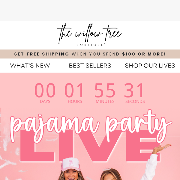 PAJAMA PARTY LIVE 🥳🎉