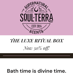 Luxe Ritual Bath Kits - 50% off sale - LIMITED STOCK!