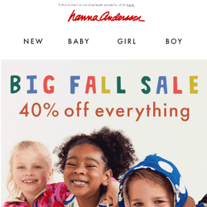 40% off Absolutely Everything
