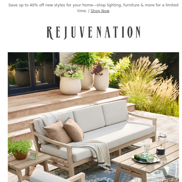 Spotlight on our Ronde Outdoor Collection