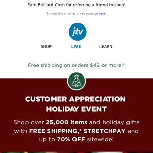 JTV Jewelry Television, help your friends SAVE this season! 💰