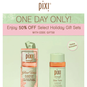24 Hours Only: 50% Off Holiday Sets