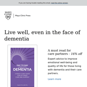 On Sale: Day to Day Living with Dementia