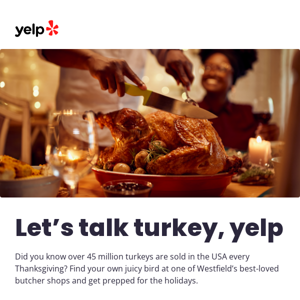 Get Thanksgiving-ready in Westfield