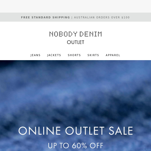 Online Outlet Sale | Shop your size up to 60% off