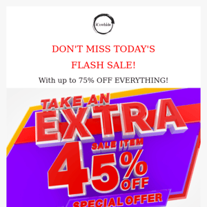 RE: iCowhide, EXTRA 45% OFF FOR YOU TODAY!