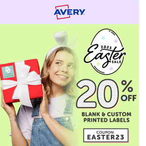 20% Off Easter Sale - Now On