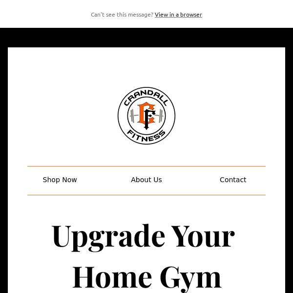 Upgrade Your Home Gym