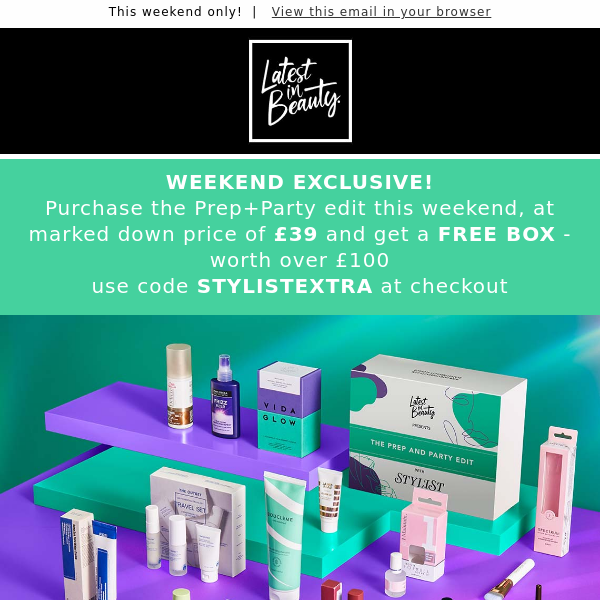 FREE box with Stylist Prep+Party