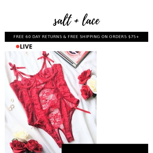 NEW Lingerie VDAY Collection is LIVE 🚨