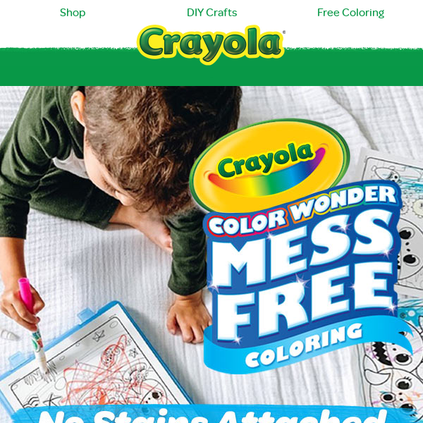 ✨Discover Mess Free Magic with Crayola Color Wonder✨
