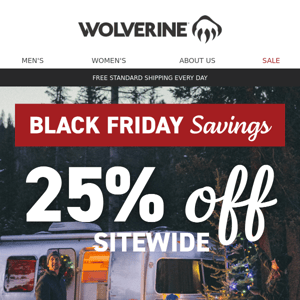 Final Hours to Save 25% Off Sitewide