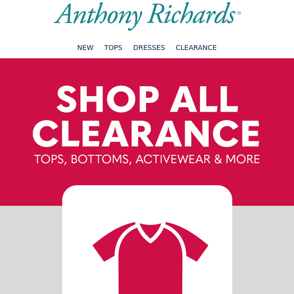 Shop ALL Clearance | Tops, Bottoms, Activewear & More