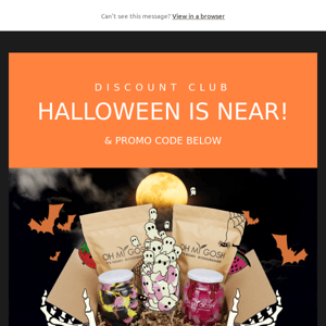 Spooky deals are here! 15% off