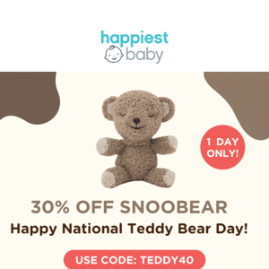✨ 1 DAY TO SHOP 40% OFF SNOOBEAR ✨