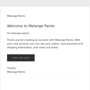 Welcome to Melange Paints