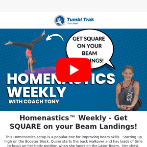 [Homenastics™ Weekly] Get SQUARE on your Beam Landings!