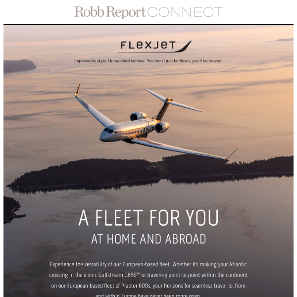 Explore Flexjet’s European Interchange – A Fleet at Home & Abroad